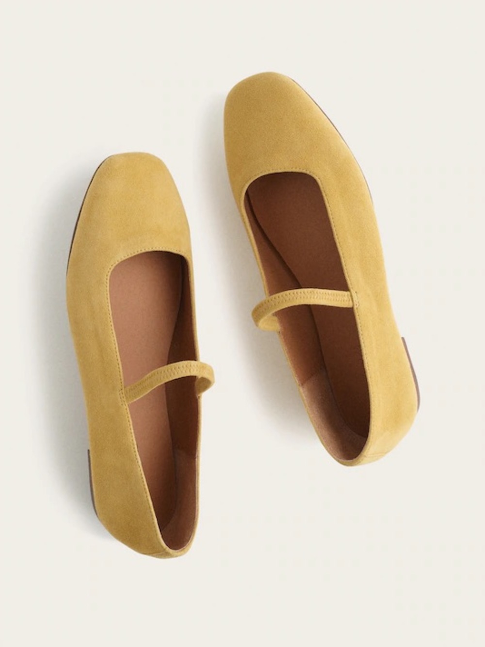 Madewell The Greta Mary Jane Flat in Maize size 7.5